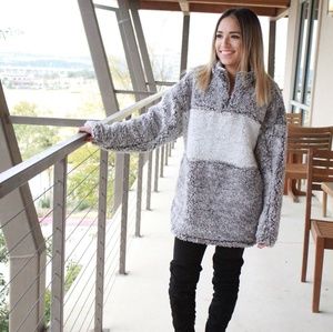 Snow Flurry Sherpa Pullover Sweater